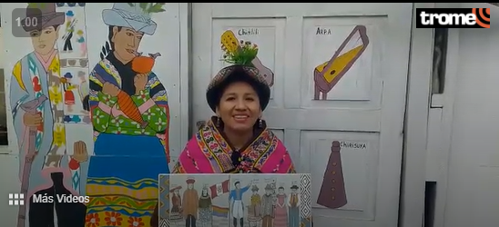 Artista de raíces ayacuchanas promueve las ‘Tablas de Sarhua’ en Chorrillos